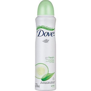 DESODORANTE DOVE AEROSOL GO FRESH PEPINO/CHA VERDE 89G/150ML