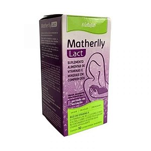 Matherlly Lact 30cpr - Polivitamínico - Lactantes