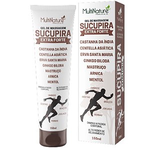 SUCUPIRA EXTRA FORTE GEL DE MASSAGEM 150ML MULTINATURE