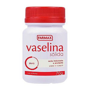 Vaselina Solida Pote 70grs - Farmax