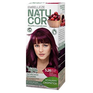 TINTURA NATUCOR KIT 5.26 MARSALA ESCURO