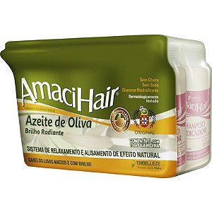 CREME RELAXANTE AMACIHAIR AZEITE DE OLIVA BALDINHO