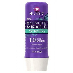 Máscara 3 Minutos Miracle Strong 236ml - Aussie