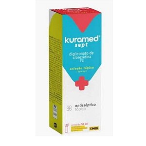 KURAMED SEPT CLOREXIDINA SPRAY SEM ANESTESICO 50ML CIMED