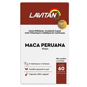 LAVITAN VIRON MACA PERUANA 60CAPS CIMED