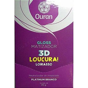 MATIZADOR OURAN GLOSS 3D LOUCURA LOIRASSO BRANCO 20G