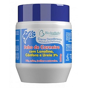 BIO INSTINTO SEBO DE CARNEIRO CREME PES/ MAOS C/LANONILA240G