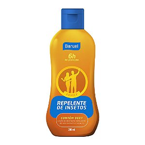 REPELENTE LOCAO DEET BARUEL FAMILY 200ML