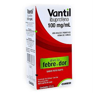 IBUPROFENO 100MG 20ML - VANTIL