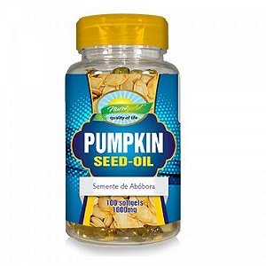 Pumpkin Seed-oil 1g Semente Abobora 100 softgel - Nutrilgold