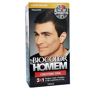 TONALIZANTE HOMEM BIOCOLOR LOURO ESCURO