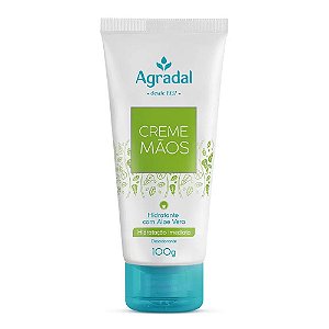 CREME AGRADAL PARA MAOS HIDRATANTE COM ALOE VERA 100G