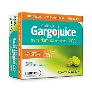 GARGOJUICE 12 PASTILHA  MENTA  - BELFAR