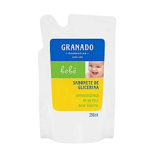 SABONETE GRANADO REFIL INFANTIL GLICERINA 250ML