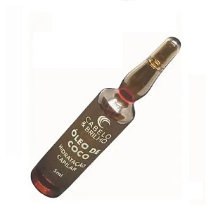 AMPOLA CAPILAR OLEO DE COCO 5ML CABELO E BRILHO