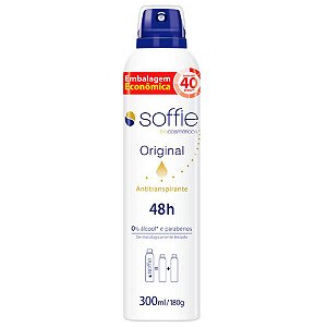 Desodorante SOFFIE Original AEROSOL 48H 300ML