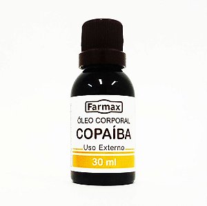 OLEO DE COPAIBA 30ML FARMAX