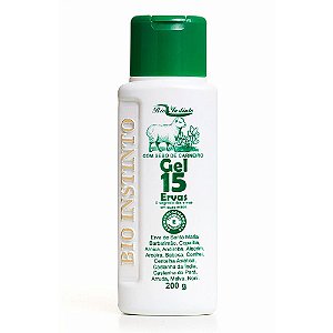 BIO INSTINTO GEL SEBO DE CARNEIRO COM 15 ERVAS 200G