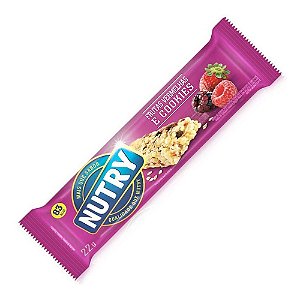 NUTRY BARRA DE CEREAL FRUTAS VERMELHAS E COOKIES 22G