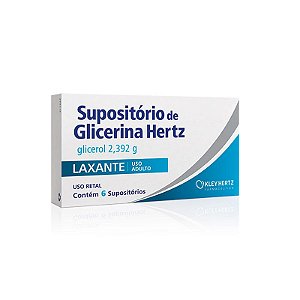 SUPOSITÓRIO ADT Glicerina 6un Hertz