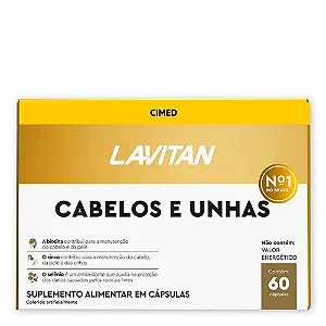 LAVITAN CABELOS E UNHAS 60CPS CIMED