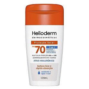 HELIODERM CORPORAL FPS70 120ML PROTETOR SOLAR