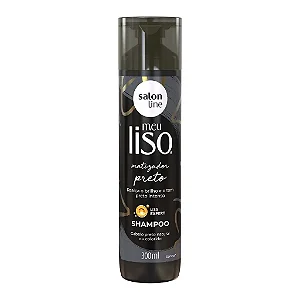 Shampoo Meu Liso Matizador Salon Line 300mL Preto