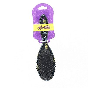 ESCOVA DE CABELO BONITTA OVAL ESTAMPADA MEDIA M BONI REF.508