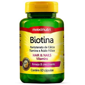 BIOTINA HAIR NAILS 60CPS MAXINUTRI