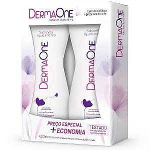 DermaOne Sabonete Liquido Trad Intimo kit com 2 de 200ml