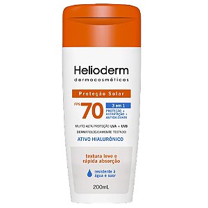 HELIODERM CORPORAL FPS 70 200ML ACIDO HIALURONICO