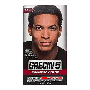 GRECIN 5 SHAMPOO COLOR H-60 PRETO INTENSO