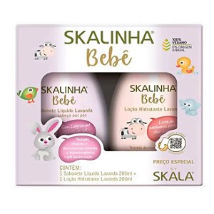 Kit Skalinha Bebê Sabonete Líquido+Loção Hidratante 200ml