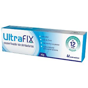 ULTRAFIX CREME FIXADOR DENTADURAS 40G - UNIAO QUIMICA