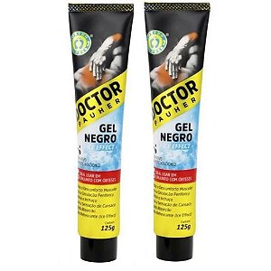 GEL NEGRO MASSAGEM DOCTOR PAUHER 125G kit 2un