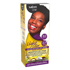 TINTURA LIGTH COLOR SEM AMONIA 3.0 CASTANHO ESCURO