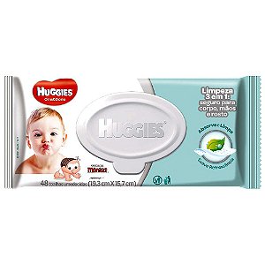 TOALHA UMEDECIDA HUGGIES C/ 48 UNIDADES REFRESCANTE