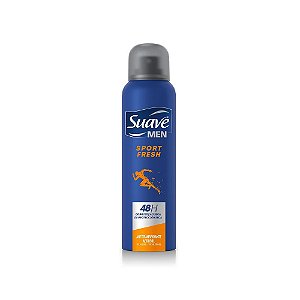 DESODORANTE SUAVE AEROSOL MEN SPORT FRESH 150ML