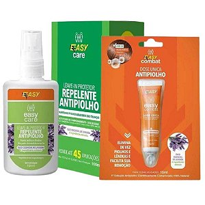 Kit Easy Care Repelente Anti Piolhos + Combat Dose unica