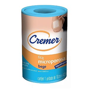 CREMER FITA MICROPOROSA BEGE 10cm X 4,5cm