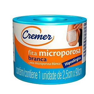 CREMER FITA MICROPOROSA BRANCO 2,5cm X 90cm