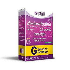 DESLORATADINA XPE 60ML - PRATI