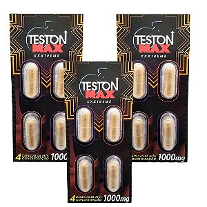 TESTON MAX XTREME MASCULINO 12 capsulas