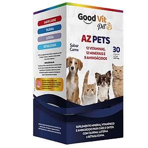 Suplemento Pet AZ Pets 30 cápsulas Good Vit