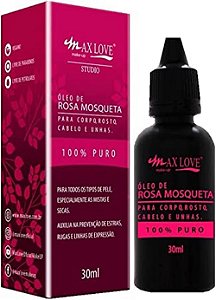 OLEO DE ROSA MOSQUET A 100% MAX LOVE 30ML