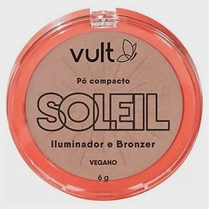 Vult Soleil Compacto Iluminador e Bronzer em Pó 6 g