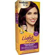 TINTURA LIGTH COLOR S/ AMONIA 3.66 BORDEAUX PROFUNDO