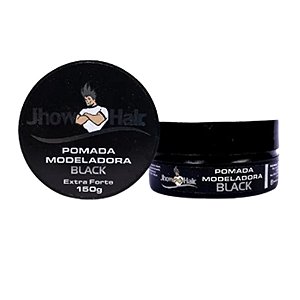 POMADA JHOW HAIR BLACK EXTRA FORTE WAX 150G
