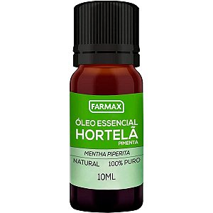Óleo Essencial de Hortelã Pimenta 100% Puro Farmax 10ml