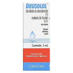 DORZOLAMIDA+TIMOLOL COLIRIO 5ML - DRUSOLOL